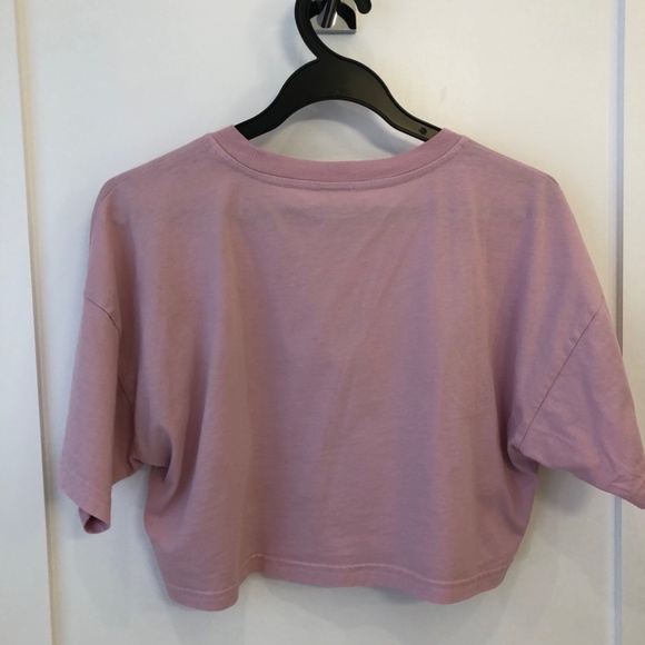Aritzia TNA Pink Crop Top - Picture 2 of 3